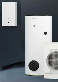 Nachhaltige Heizungssanierung auf kleinem Raum mit Hybridtechnik von Brötje