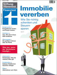 Finanztest zum Vererben von Immobilien: Mit Schenken Steuern sparen