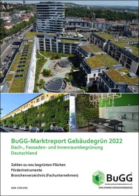 BuGG-Marktreport 2022: weitere knapp 9.000.000 m² Dachbegrünungen 2021