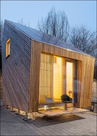 Circular Tiny House (CTH) fast ausschließlich aus nachwachsenden Materialien