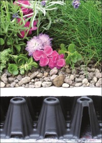 Die Wasserspeichernde: Neues Drainageelement für intensive Dachbegrünungen von 6 fürs Grün