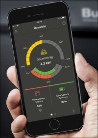 Buderus' Energiemanager MyEnergyMaster versteht sich mit Wechselrichtern aller Hersteller
