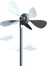 Bionische Kleinwindanlage Vayu aus Bern für den Hausgebrauch