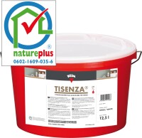 Nicht grell, sondern mineralisch matt: Titandioxidfreie Sol-Silikat-Innenfarbe Tisenza von KEIM