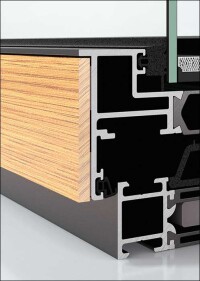 Aluminiumfenster im WoodDesign von Schüco