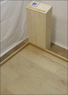 Neuartige Parkett-Fußbodenheizung mit elektrisch leitfähiger Klebstoffschicht als Wärmeträger