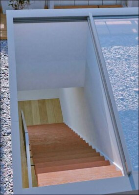 App-gesteuerte Flachdachausstiege von Verasonn