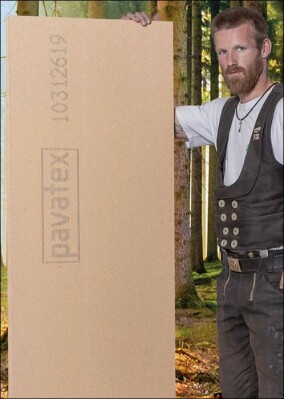 Multifunktionale Holzfaserdämmplatte Isolair auch in XXL