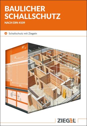 Schallschutz-Broschüre von der Ziegelindustrie