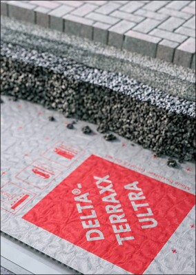 Schutz- und Dränbahnen: Neue Delta-Terraxx-Version von Dörken besonders druckbelastbar