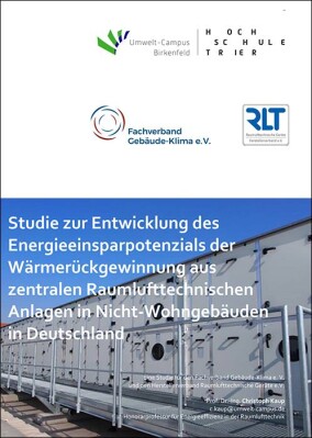 Studie zum Energieeinsparpotenzial der Wärmerückgewinnung (WRG)