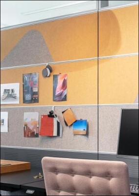 Test bestanden: Raumakustisch wirksame Fecophon-Wandpaneele mit Filzoberfläche