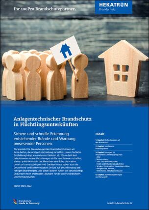 Hekatron-Whitepaper „Anlagentechnischer Brandschutz in Flüchtlingsunterkünften“