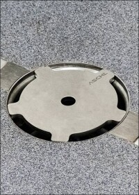 Hygienischer Edelstahl-Bodenablauf Eurosink Junior Slimline von Aschl mit geringer Aufbauhöhe