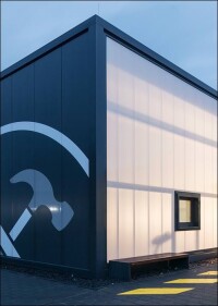 Handwerkerhof: Transluzenter Coworking-Space fürs Handwerk in Wedel