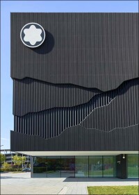 Montblanc in schwarzem glasfaserarmiertem Beton