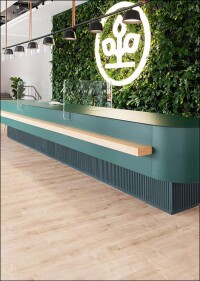 Neugestaltung von 60 AOK-Geschäftsstellen - u.a. mit 10.000 m² Purline Bioboden von Wineo