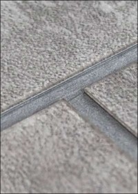 Designboden mit authentischer Fliesenoptik dank U-Fuge