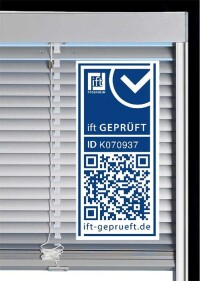 Isolette-Jalousien-Isolierglas erhält neues ift-Prüfsiegel