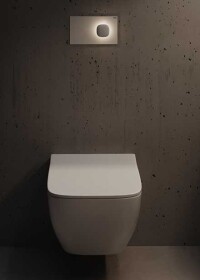 Elektronisch auslösende WC-Bestätigungsplatten von Viega in fünf Designs