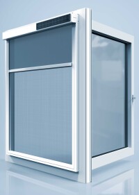 Einfach zu montierendes, reversibles Sonnenschutzsystem mit Solarantrieb von Heroal