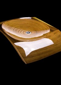 Echte Unikate: Luxuriöse Holz-Waschbecken von Szkilnik Design