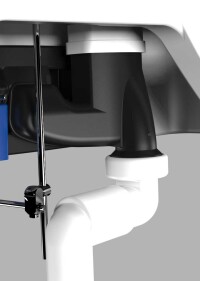 Mehr Stauraum am Waschplatz mit dem Geberit Clou Siphon