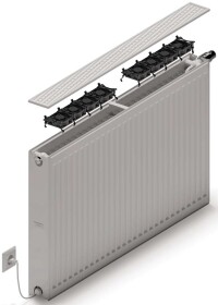 Steckerfertiger Wärmepumpenheizkörper x-flair von Kermi – jetzt neu auch zum Kühlen