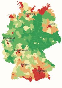 Postbank Wohnatlas 2023: Immobilienpreise sinken 2022 inflationsbereinigt leicht