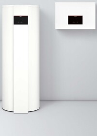 Warmwasser-Wärmepumpen mit und ohne Speicher für Ein- und Zweifamilienhäuser von Viessmann