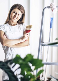 Komplett mineralisch: Bio-Farben und Putze für gesunde Innenräume von Südwest