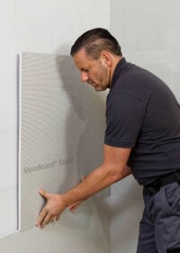 Wandsanierung gegen Schimmel: Innenausbau-Platte VeroBoard Rapid von Verotec