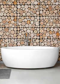 Tschüss Fliese, willkommen Tapete! Feuchtraum-System von Erfurt ermöglicht Fototapeten in Nasszellen