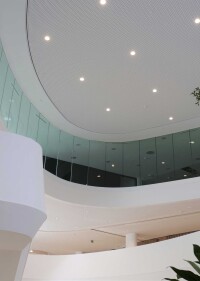 Brandschutz-Trennwände mit Verglasungen von Pyrobel im neuen BNP Paribas Fortis Headquarter in Brüssel