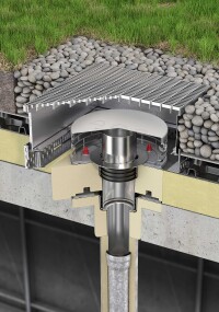 Modulares Entwässerungssystem: Flachdachablauf ACO Variant-Flex