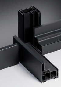 Dunkles Profil perfektioniert Premium-Oberfläche Gealan-Acrylcolor