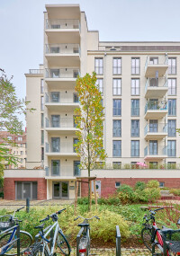 Beispielhaftes Verdichten: Wohnkomplex ZaWi in Berlin-Wilmersdorf mit Klinkerriemchen von Wienerberger