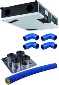 PluggPlan Lüftungssysteme: Neues Rundrohr von Pluggit für Betondecke im Neubau