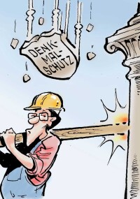 Gebäudedenkmal: Kaum sichtbar, aber trotzdem geschützt