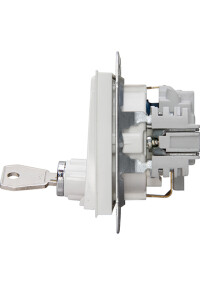 HK07-Schutzkontaktsteckdose mit Abschließfunktion á la Kopp