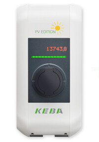 Keba Wallbox zur Integration in neue sowie bestehende PV-Anlagen