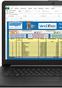 Gampper Tool zur Berechnung und Dokumentation des hydraulischen Abgleichs nach EnSimiMaV