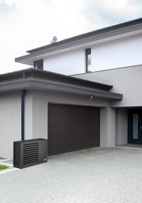 Designhaube verpackt Klimageräte in eine schicke Hülle