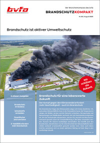 bvfa BrandschutzKompakt „Brandschutz ist Umweltschutz” erschienen