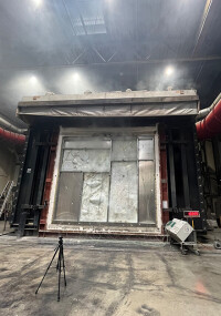 AGC Glass Europe: Pyrobel Brandschutzglas besteht Brandschutztest EI60 erfolgreich