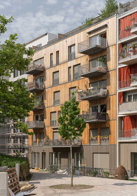 Neubau eines Mehrfamilienhauses in Holzbauweise