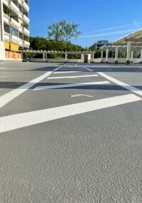 Zentrumsgarage am Olympiadorf: dicht dank PMMA-System