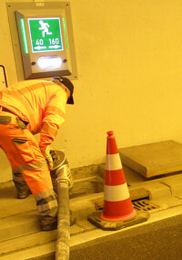 Tunneltechnik mit Liapor-Blähton verfüllt