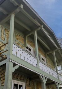 Fachwerkhaus mit Klimadecken ökologisch saniert