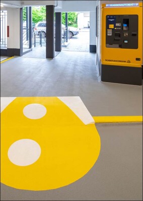 Tiefgarage in Montabaur mit neuer Optik und neuem Oberflächenschutz